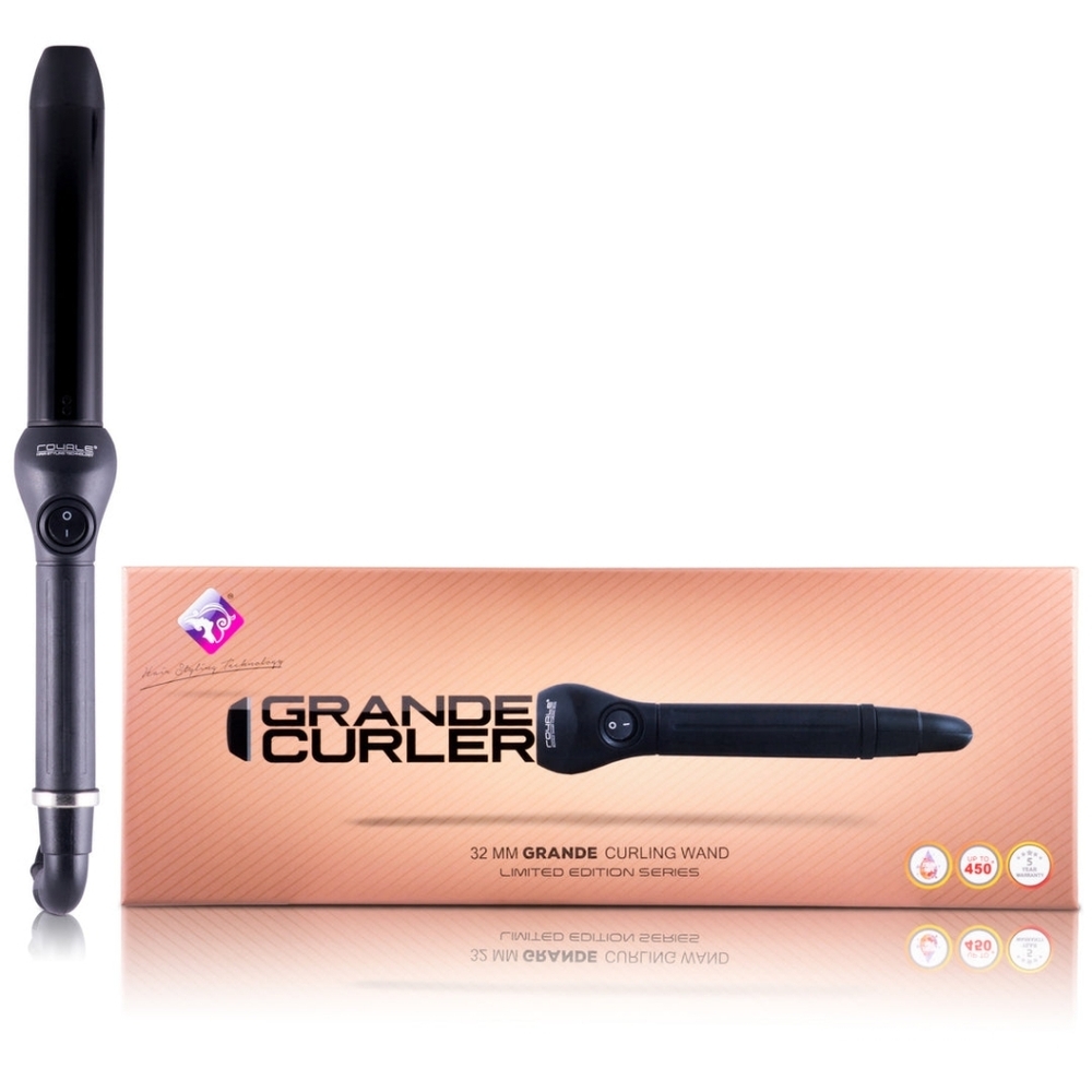 NIB Royale Cool Tip Tourmaline Curling Wand 32MM